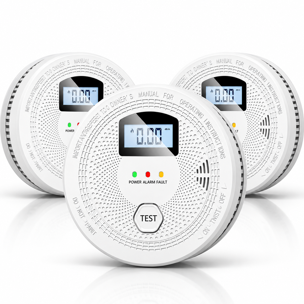 CALMAIR 2-in-1 Smoke & Carbon Monoxide Alarm